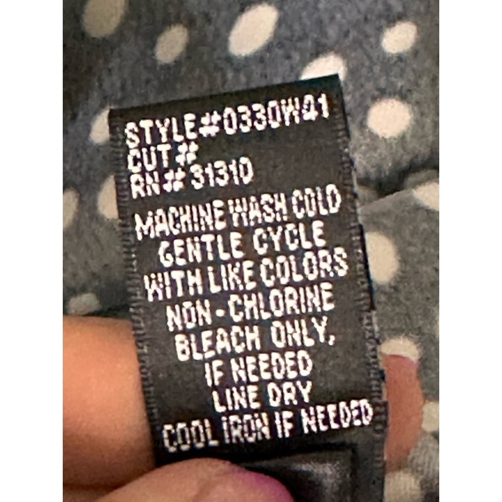 Vintage ABstudio size 2 black and white polka dot dress - Picture 5 of 6